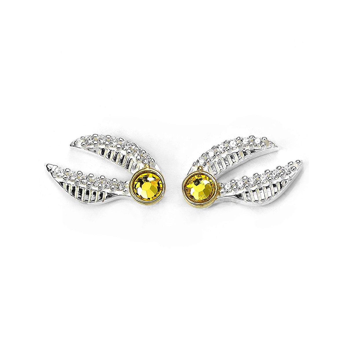 Golden Snitch Crystal Stud Earrings