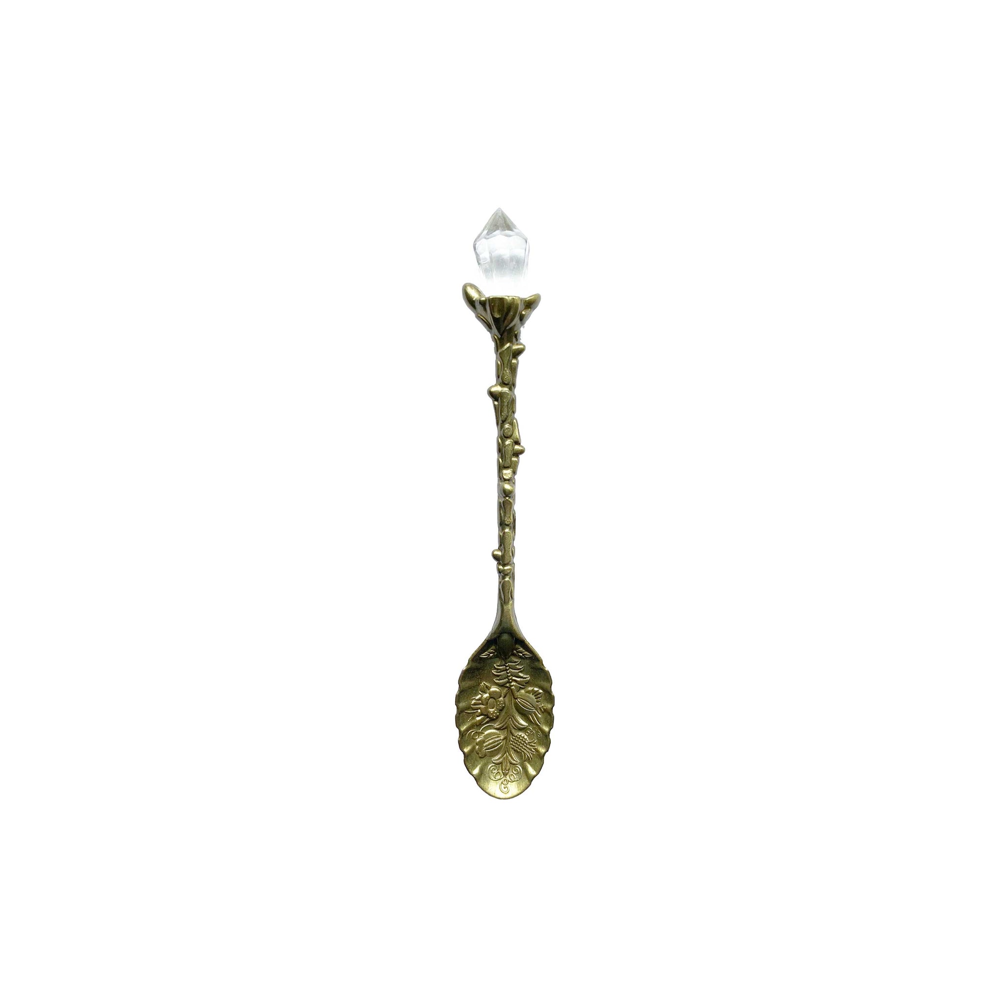 Bronze Faux Crystal Spoon