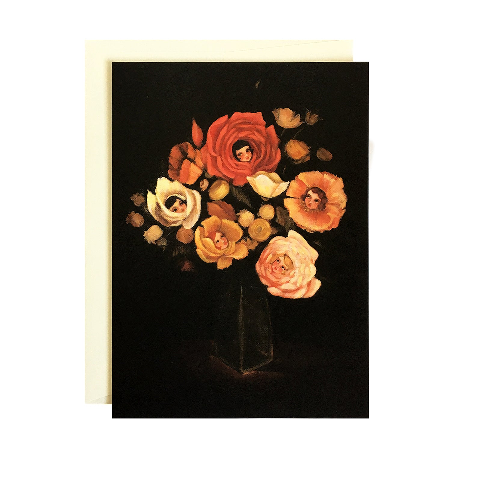Emily Martin - Still Life with Flowers Card