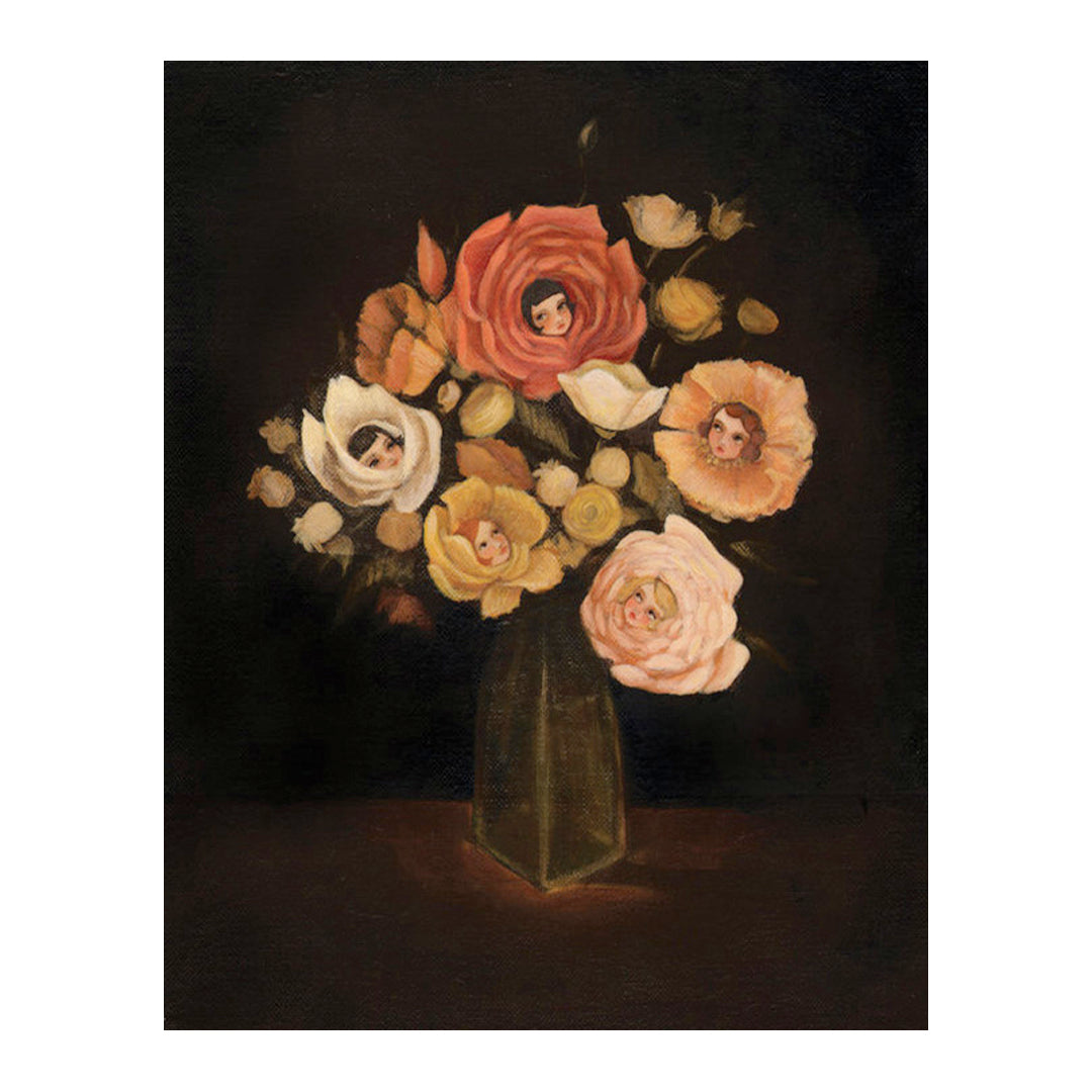 Emily Martin - Still Life with Flowers Print