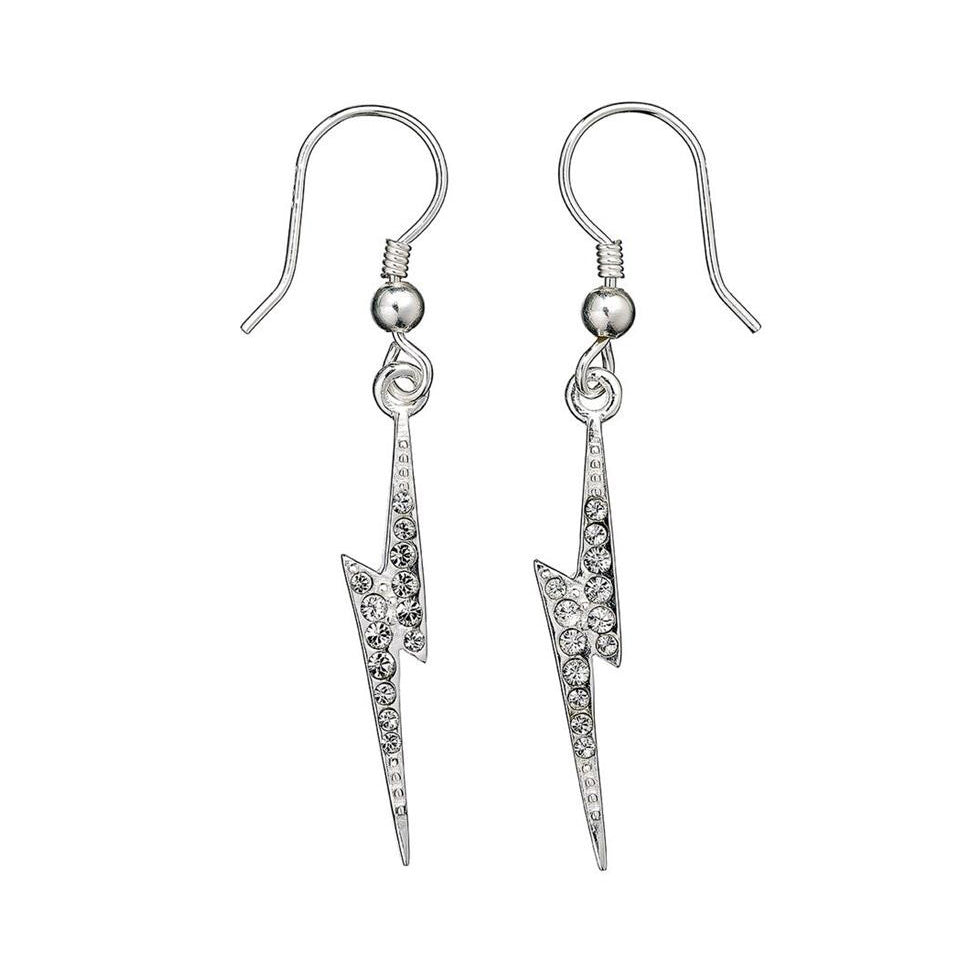 Lightning Bolt Crystal Earrings