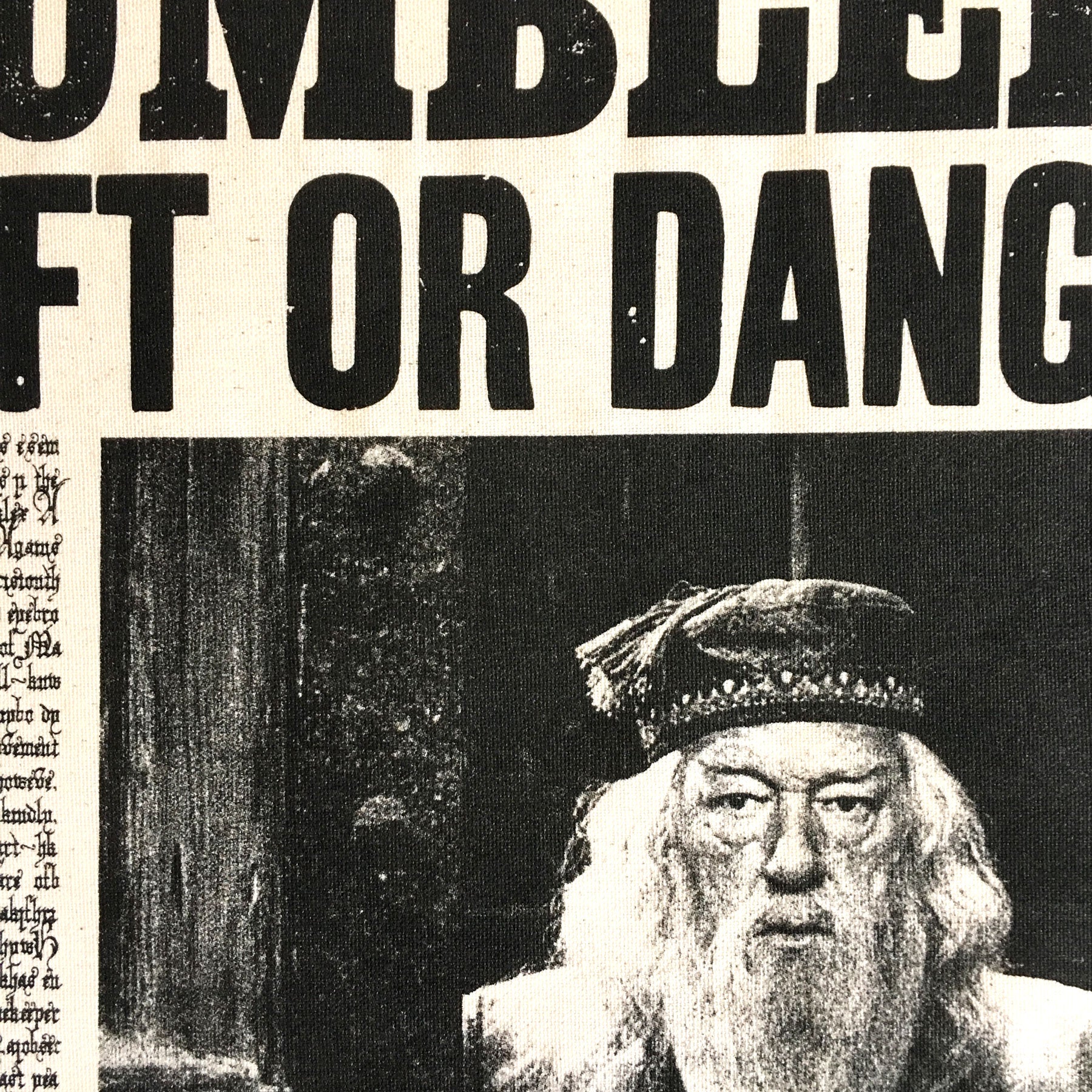 Dumbledore: Daft or Dangerous Tea Towel