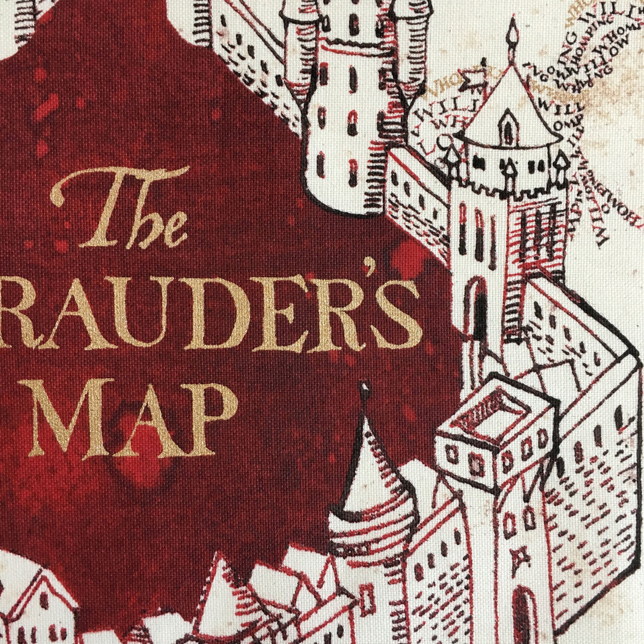 The Marauder's Map Tea Towel