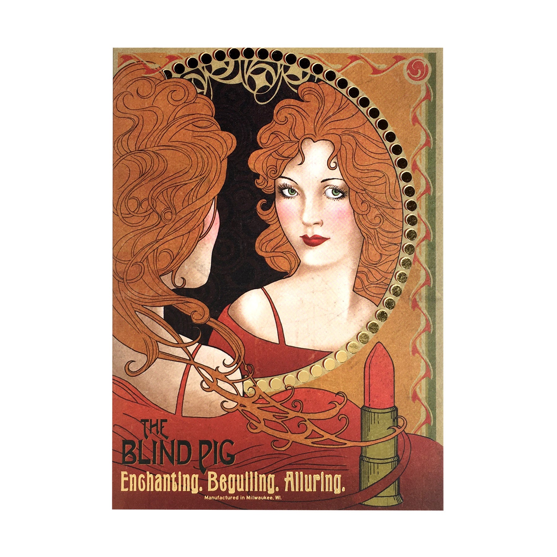 The Blind Pig Foiled Notecard