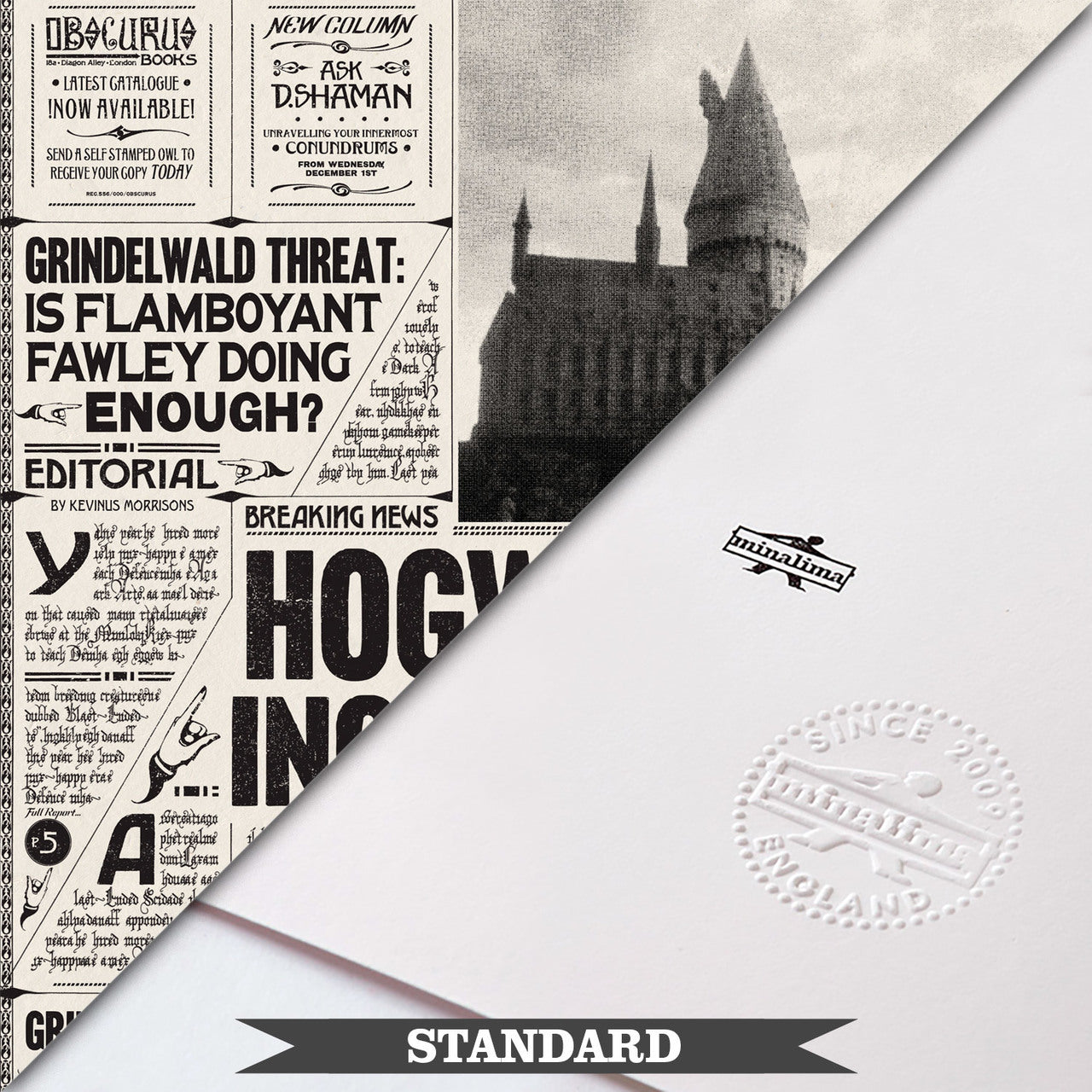 The Daily Prophet - Hogwarts School Increases Security Limited Edition Art Print