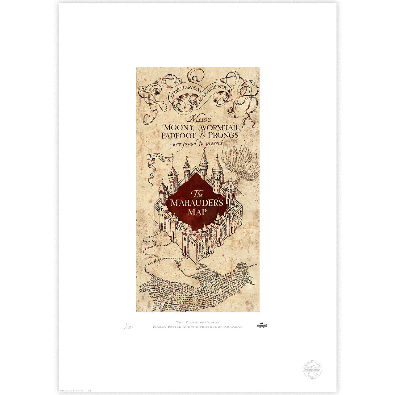 The Marauder's Map Limited Edition Art Print – Curiosa - Purveyors of  Extraordinary Things