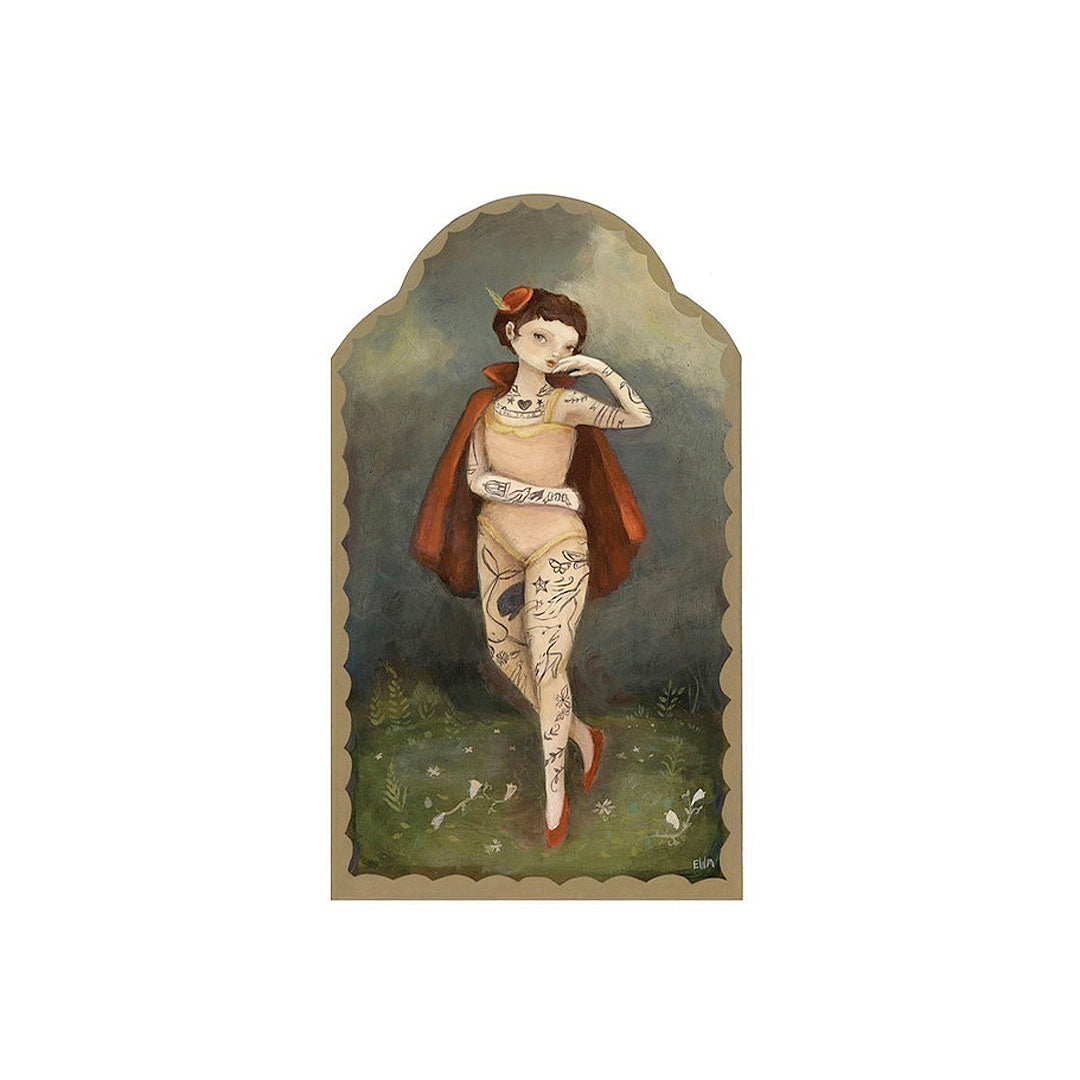 Emily Martin - The Tattooed Lady Print