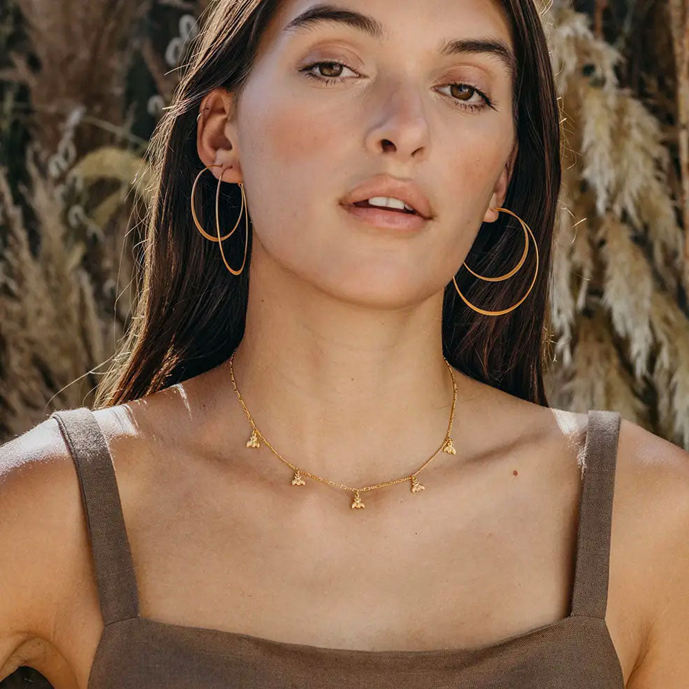 Tiny Bee Necklace