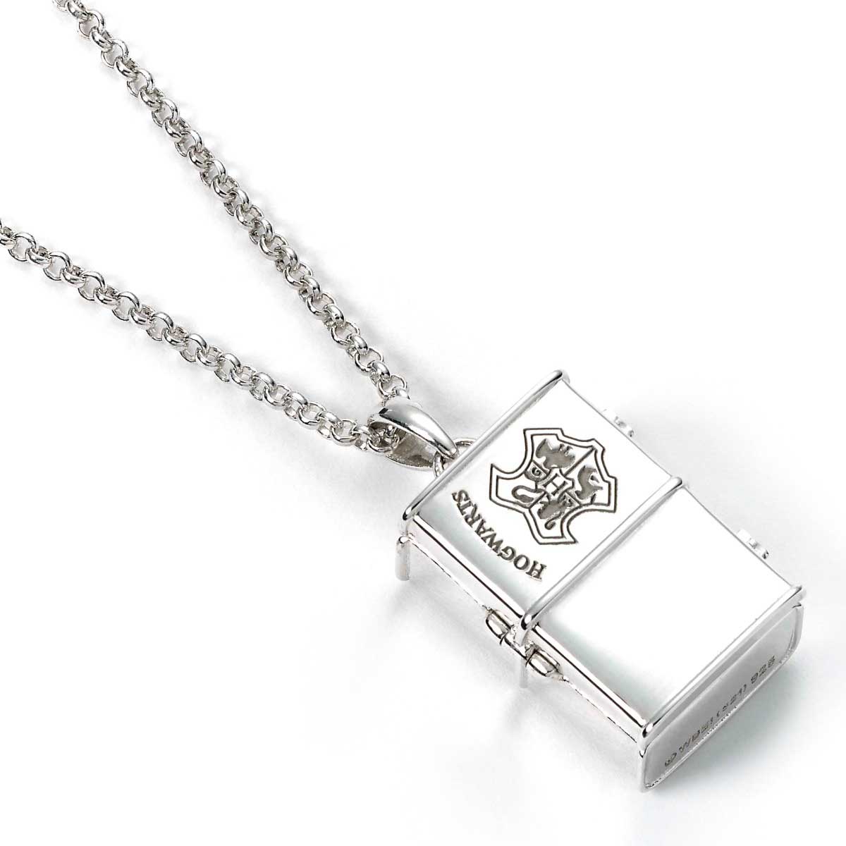 Sterling Silver Hogwarts Trunk Necklace