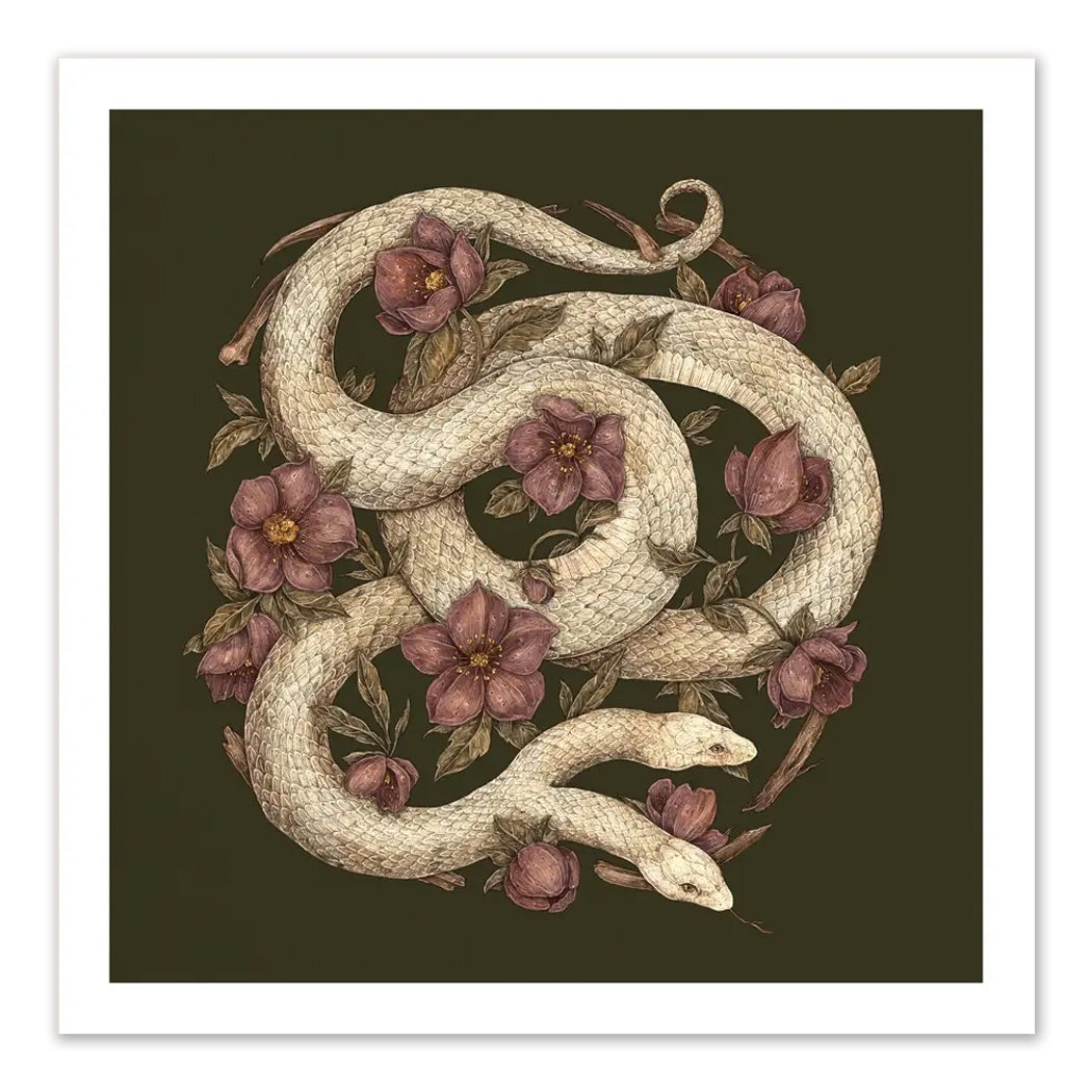 Two-Headed Snake Print - Jessica Roux
