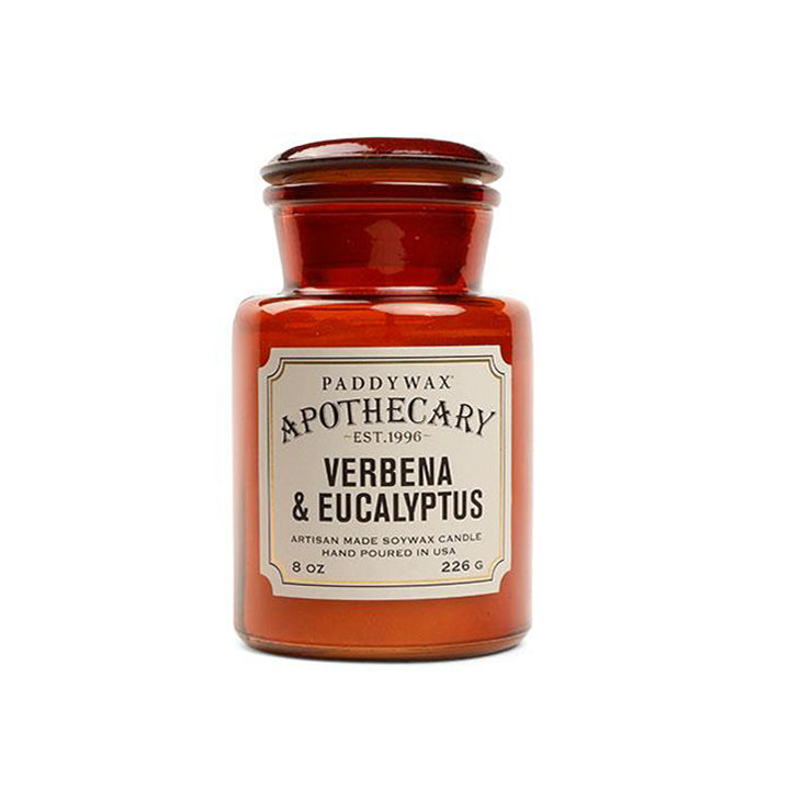 Apothecary Glass Candle - Verbena & Eucalyptus