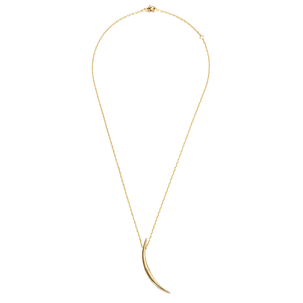 Waning Crescent Moon Necklace