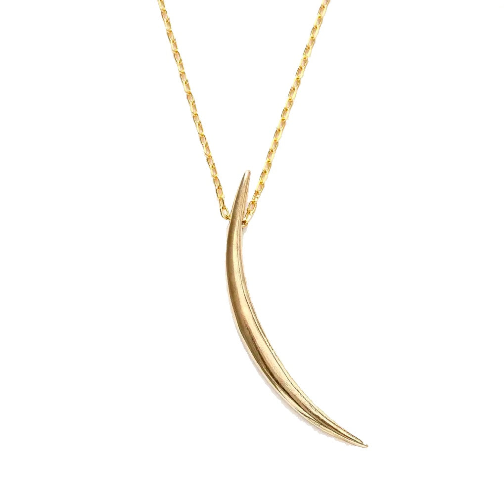 Waning Crescent Moon Necklace