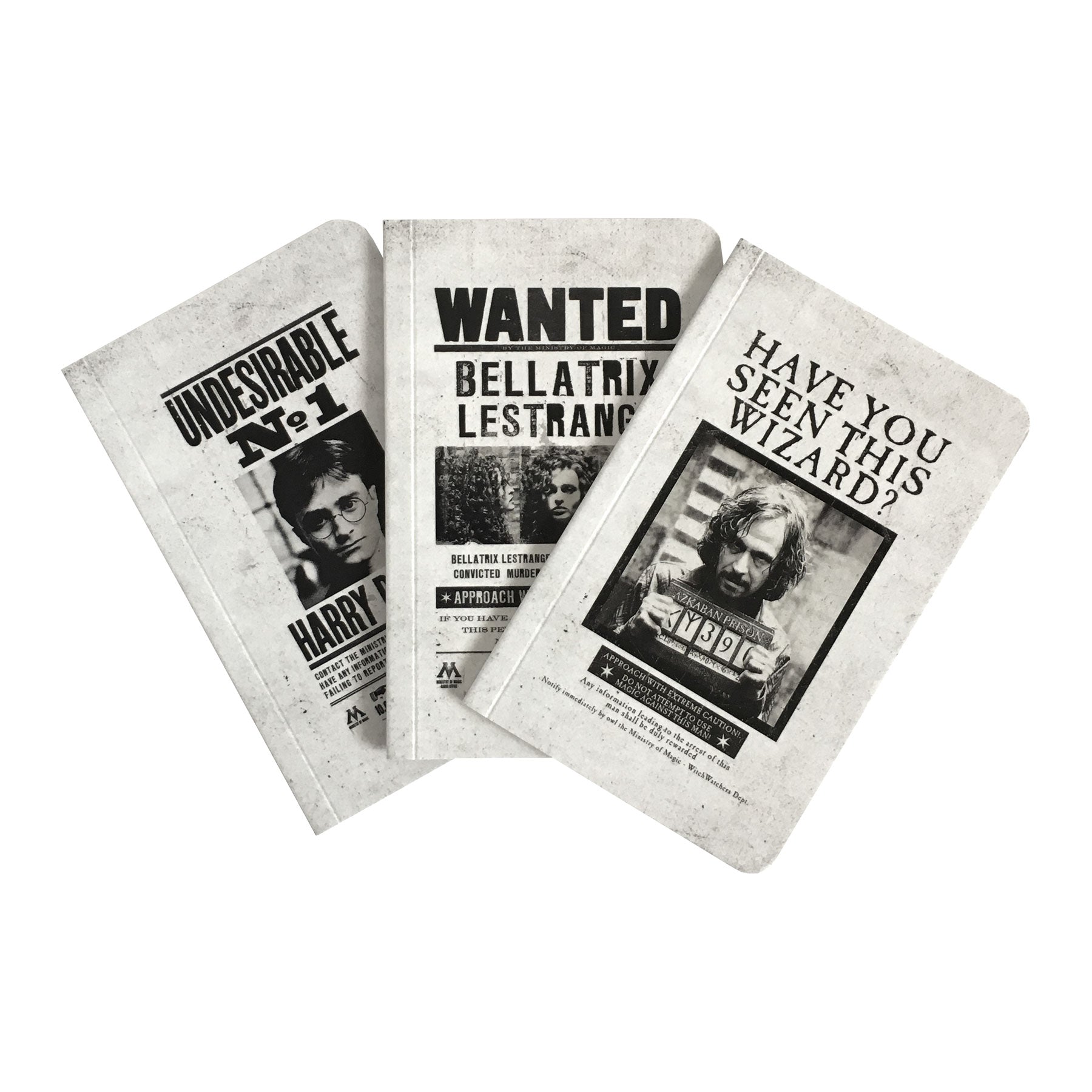 Wanted Posters Pocket Notebook Collection, Set of 3