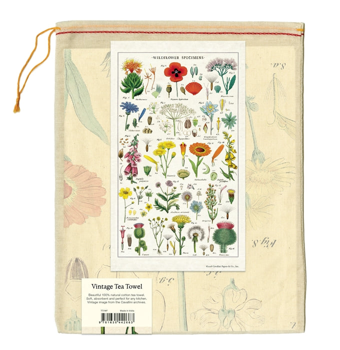 Wildflowers Tea Towel