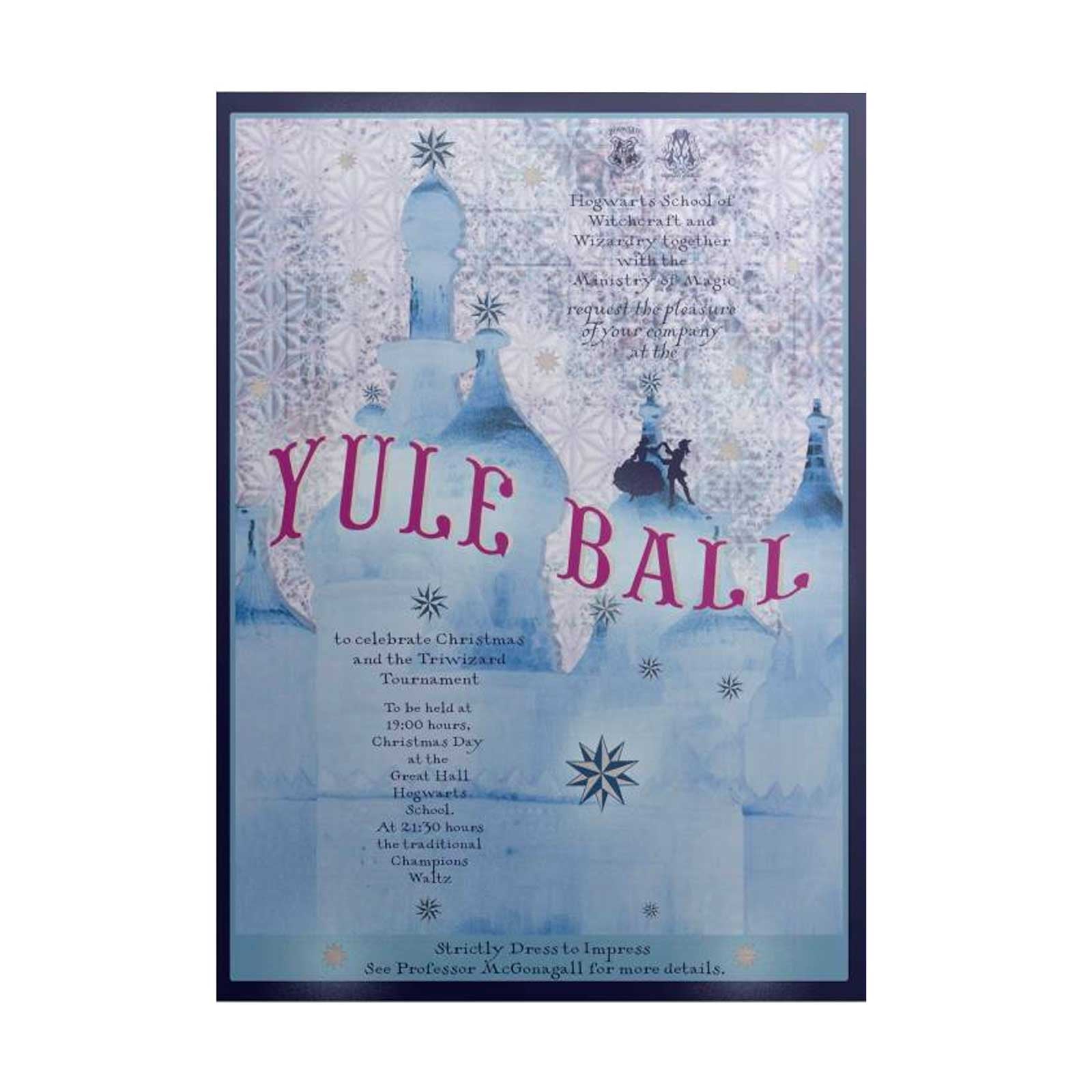 Yule Ball Foiled Notecard