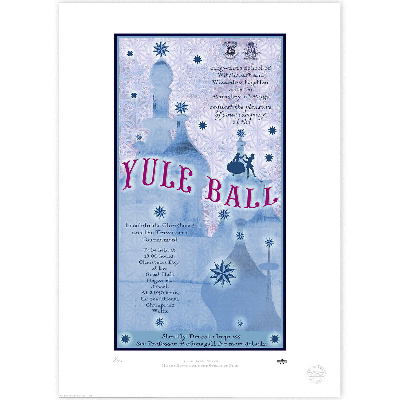 Yule Ball Advertisement Limited Edition Art Print