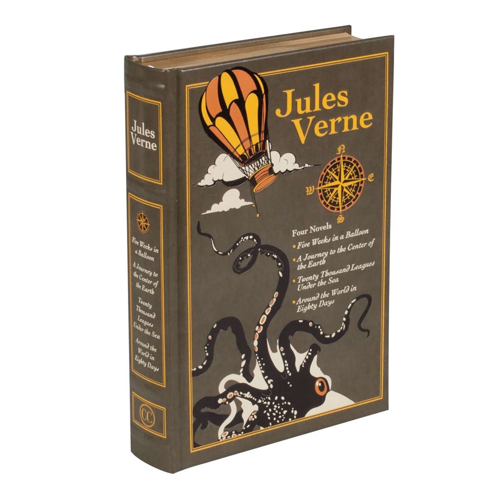 Jules Verne: Four Novels Leather Bound Edition