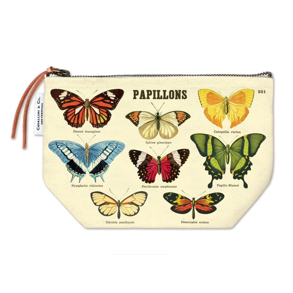 Butterflies Vintage Pouch