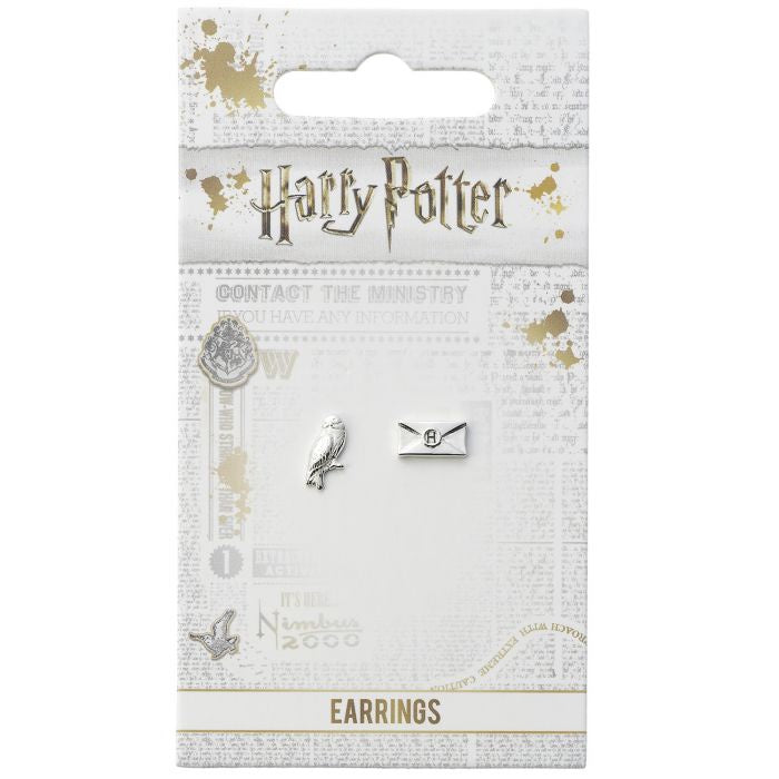Hedwig & Letter Earring Set