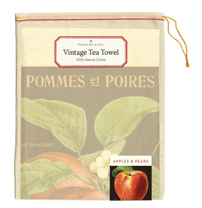 Apples & Pears Tea Towel