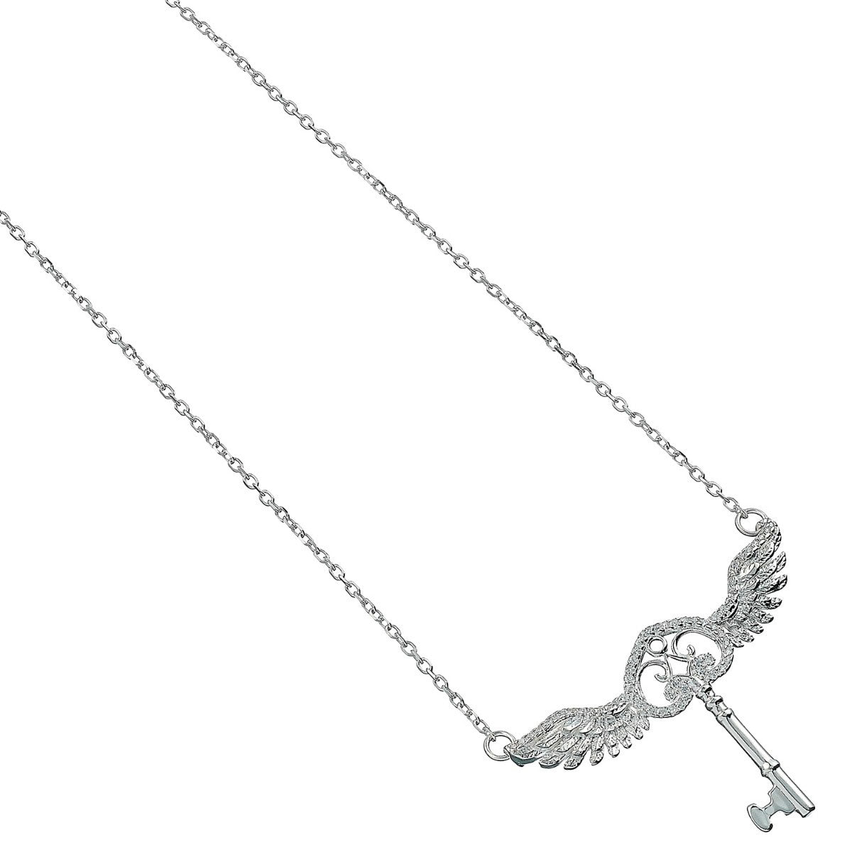 Crystal Flying Key Necklace