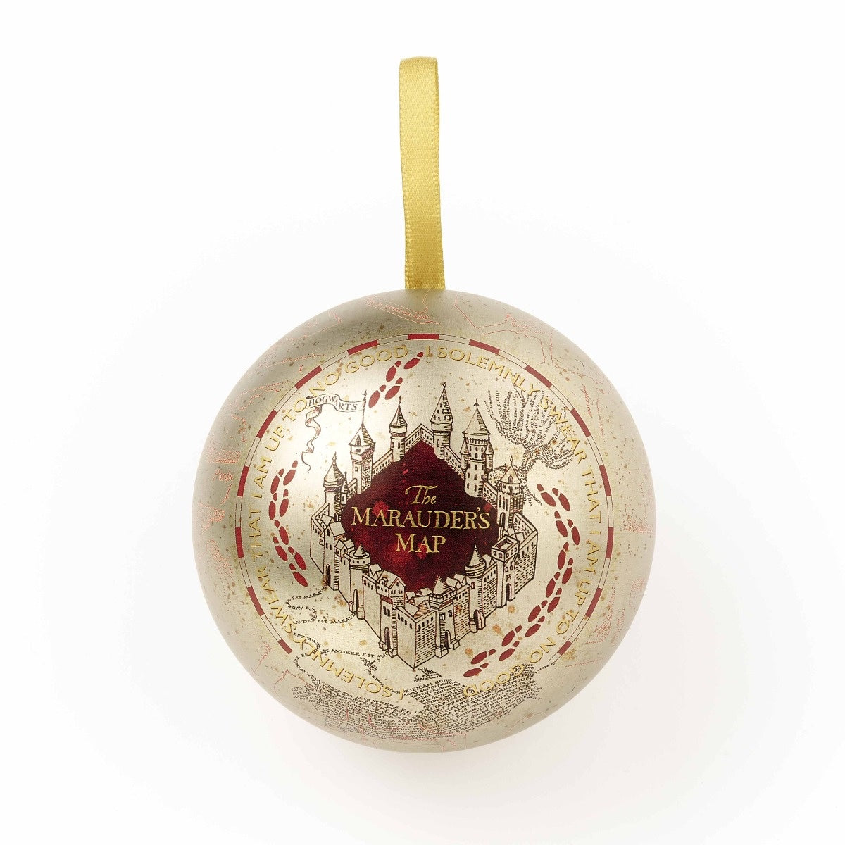 Marauders Map Ornament with Pin Badge