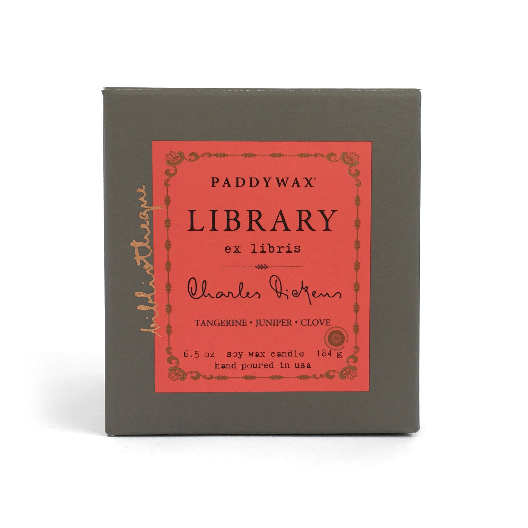 Library Soy Wax Candle - Charles Dickens