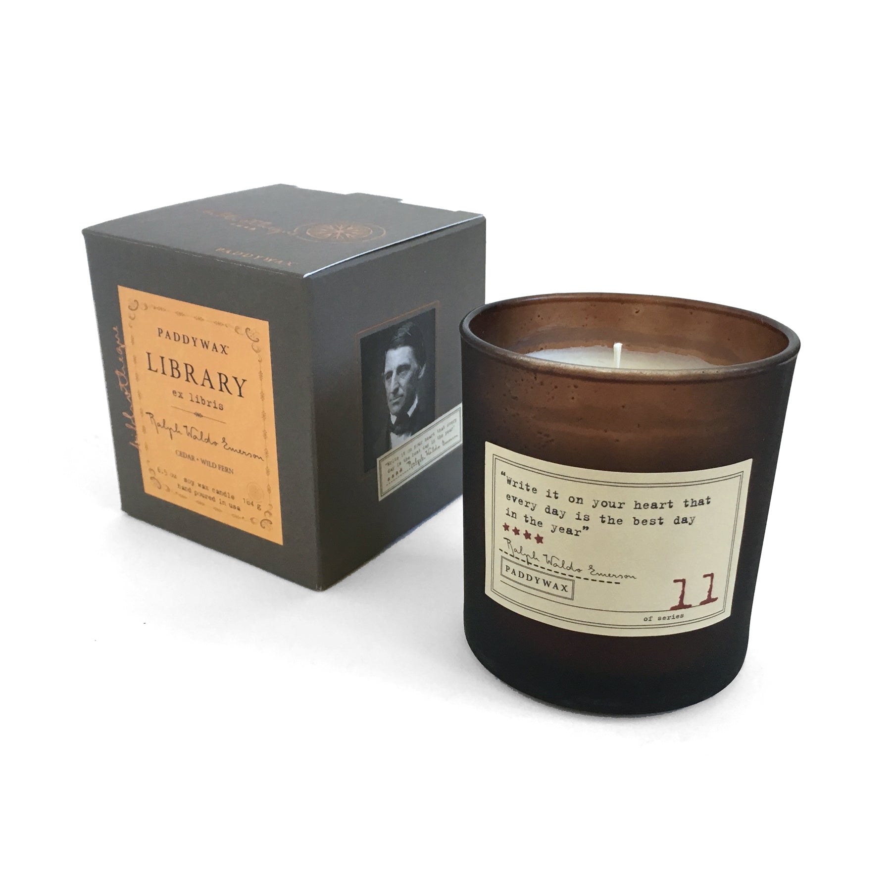 Library Soy Wax Candle - Ralph Waldo Emerson