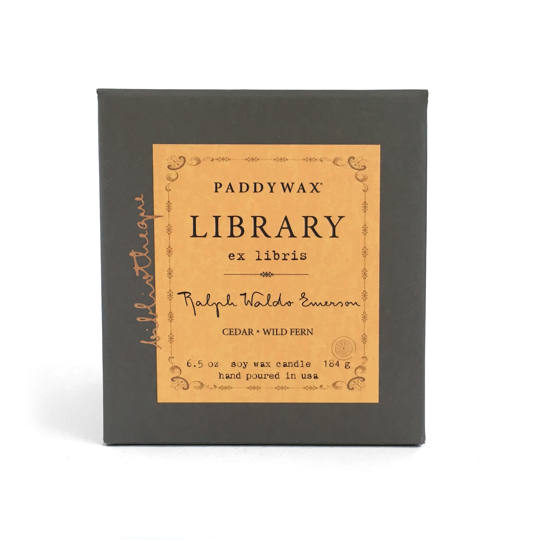 Library Soy Wax Candle - Ralph Waldo Emerson
