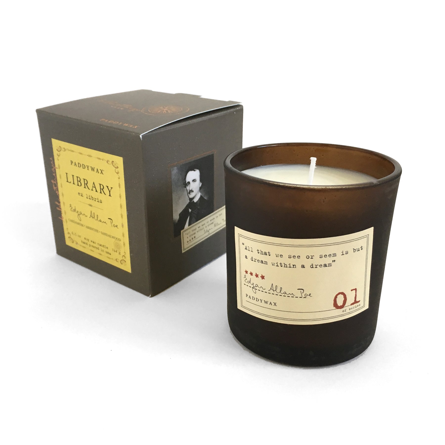 Library Soy Wax Candle - Edgar Allan Poe