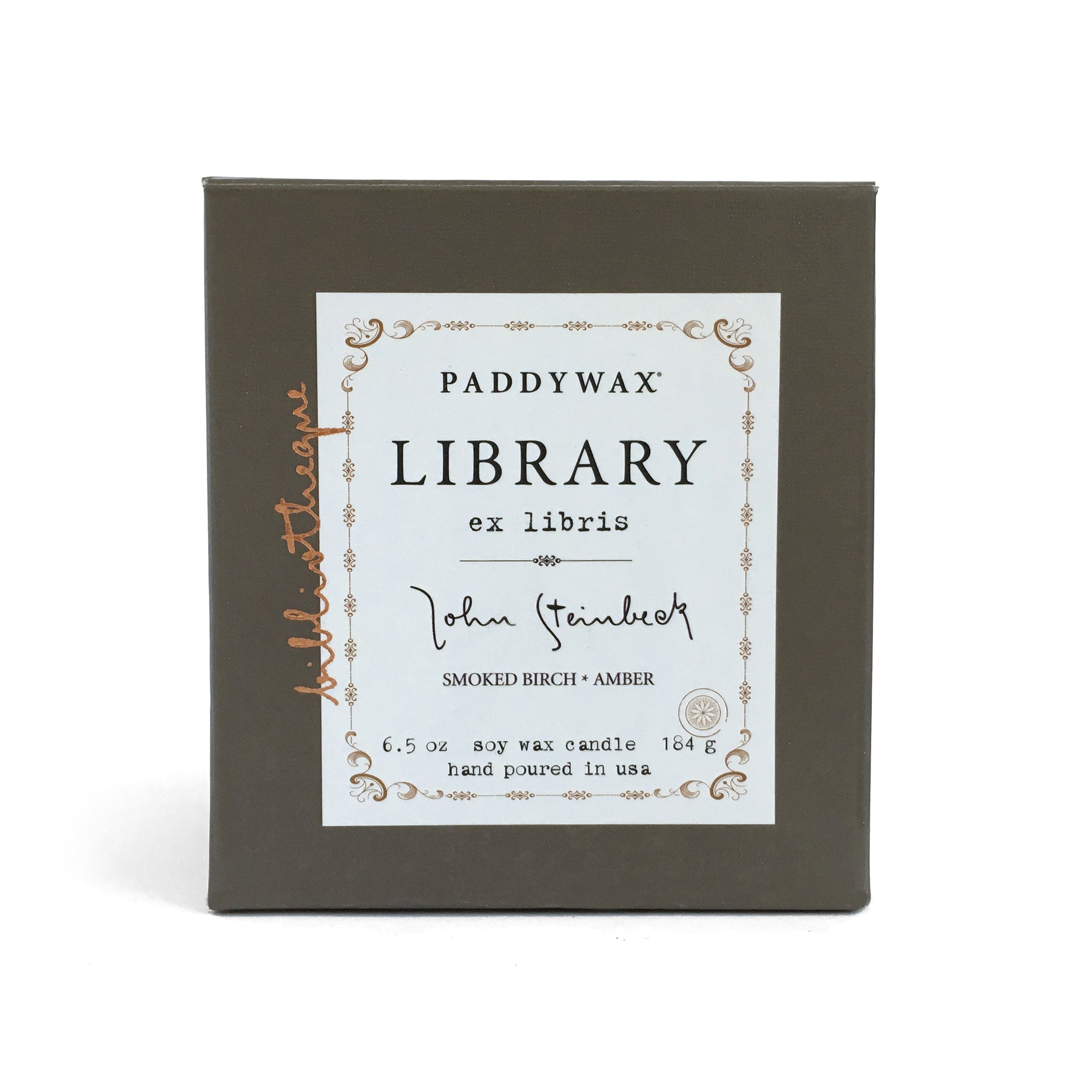 Library Soy Wax Candle - John Steinbeck