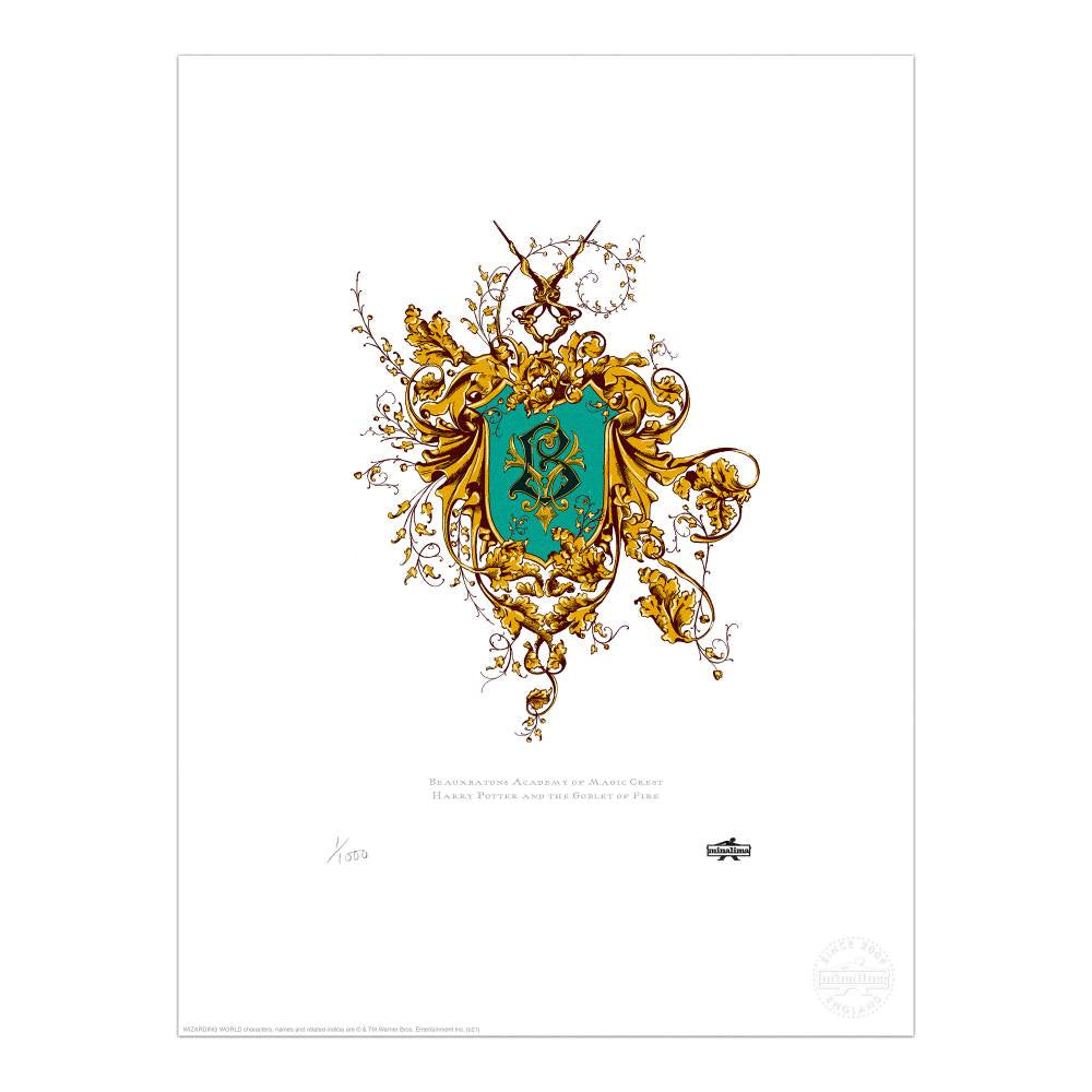 Beauxbaton Academy of Magic Crest Limited Edition Art Print